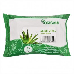 Origami Assorted Aloe Vera Wet Wipes